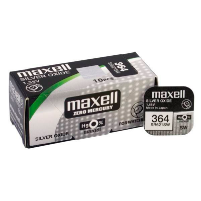 Pilas botón óxido MARXELL - 364  (1Ud)